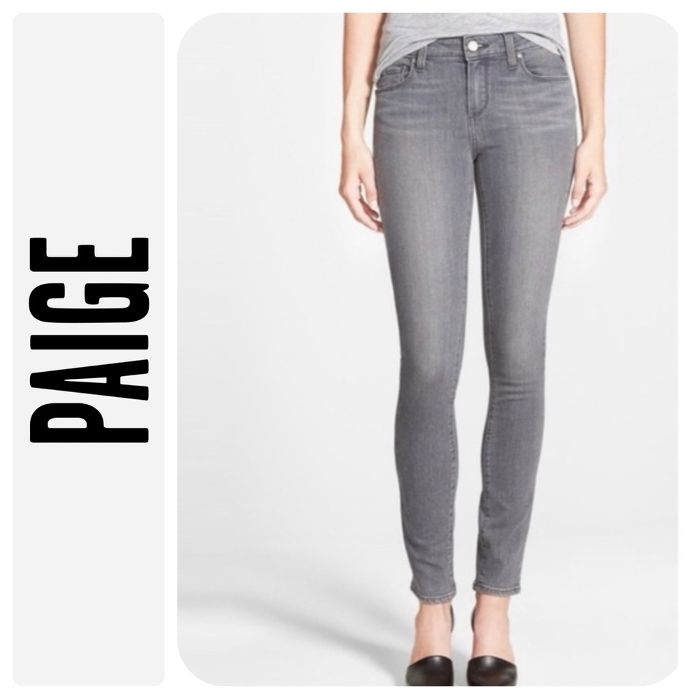 Paige Verdugo Ultra Skinny Silvie  Grey Jeans, 26 - EUC, Worn 1x